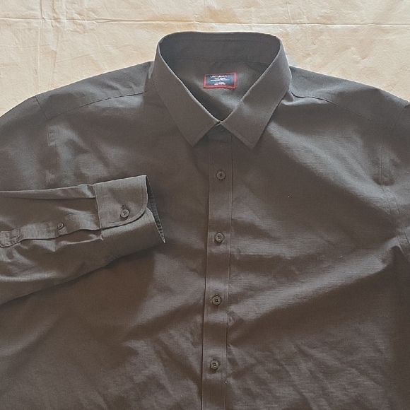 UNTUCKit Other - UNTUCKit‎ Men's Solid Black Long Sleeve Button Down Shirt XXL Slim Tall